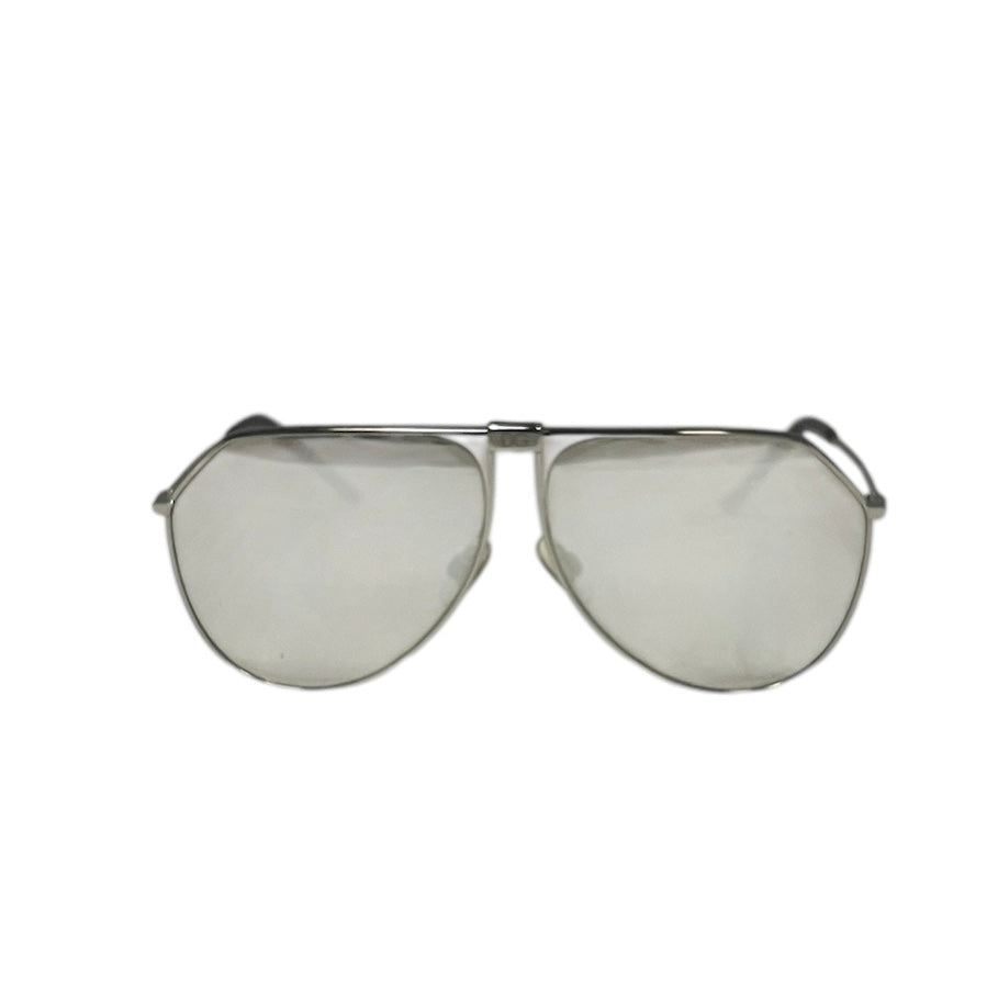 DOLCE & GABBANA Slim Aviator Sunglasses in Gunmetal