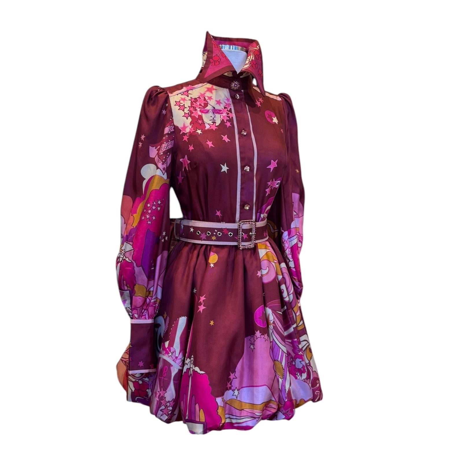 ZIMMERMANN Star Print Mini Dress | 0 ZIMMERMANN Star Print Mini Dress | 0