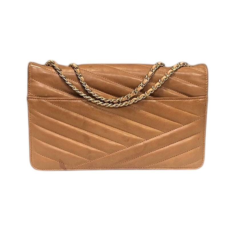 CHANEL Gabrielle Chevron Flap Bag