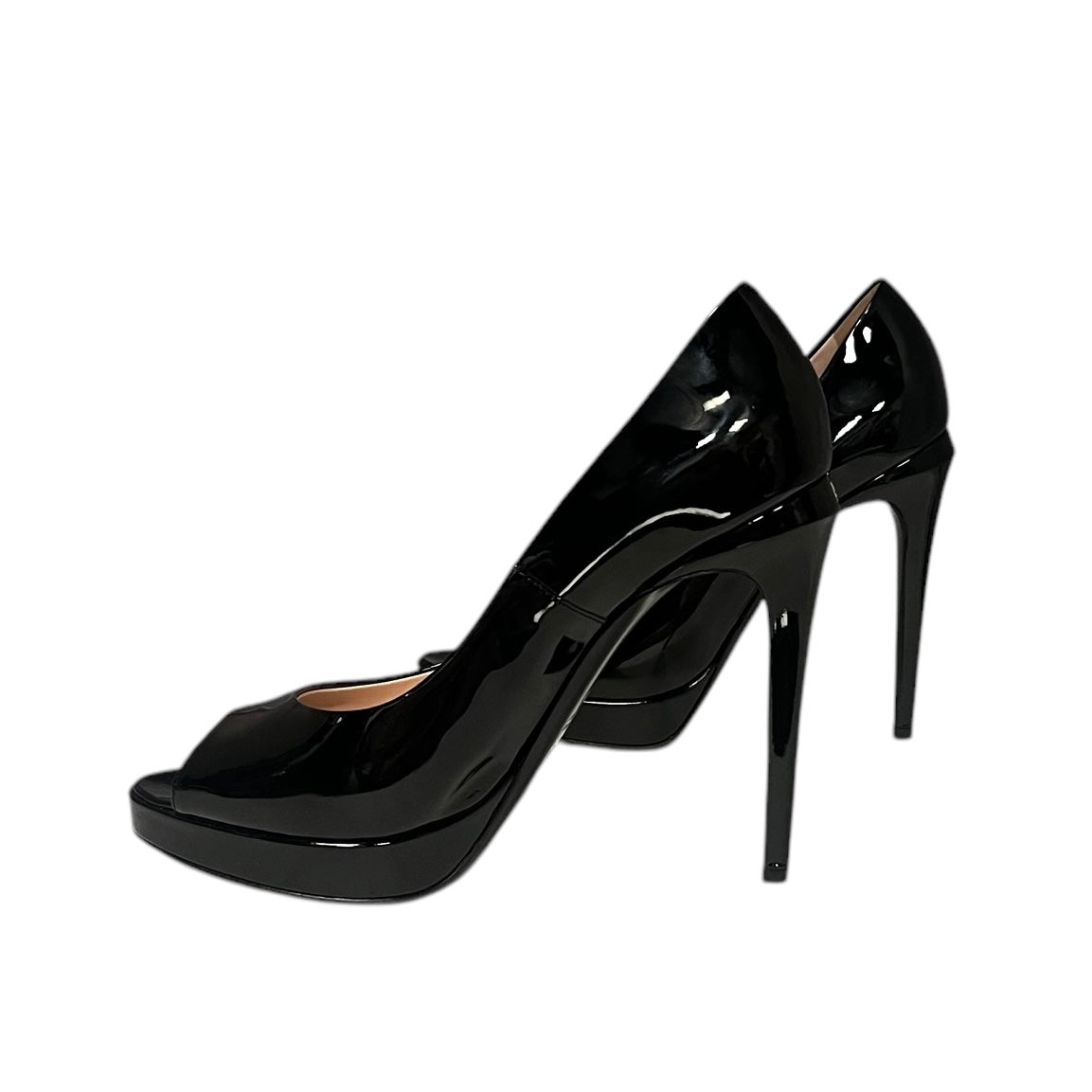 FENDI Patent Peeptoe Pumps | 38.5