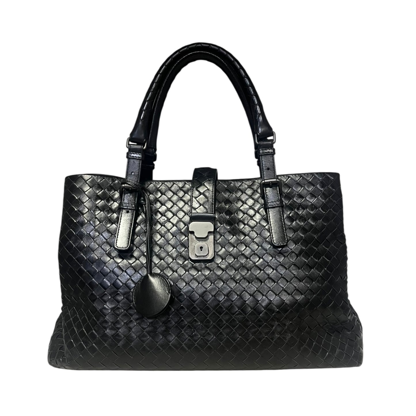 BOTTEGA VENETA Roma Tote in Black