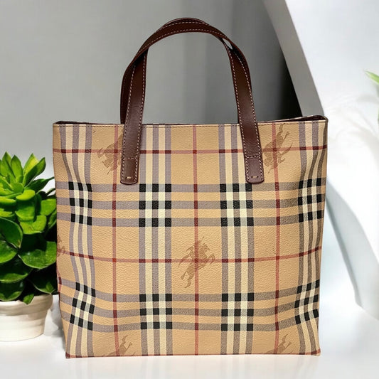 BURBERRY  Check Tote