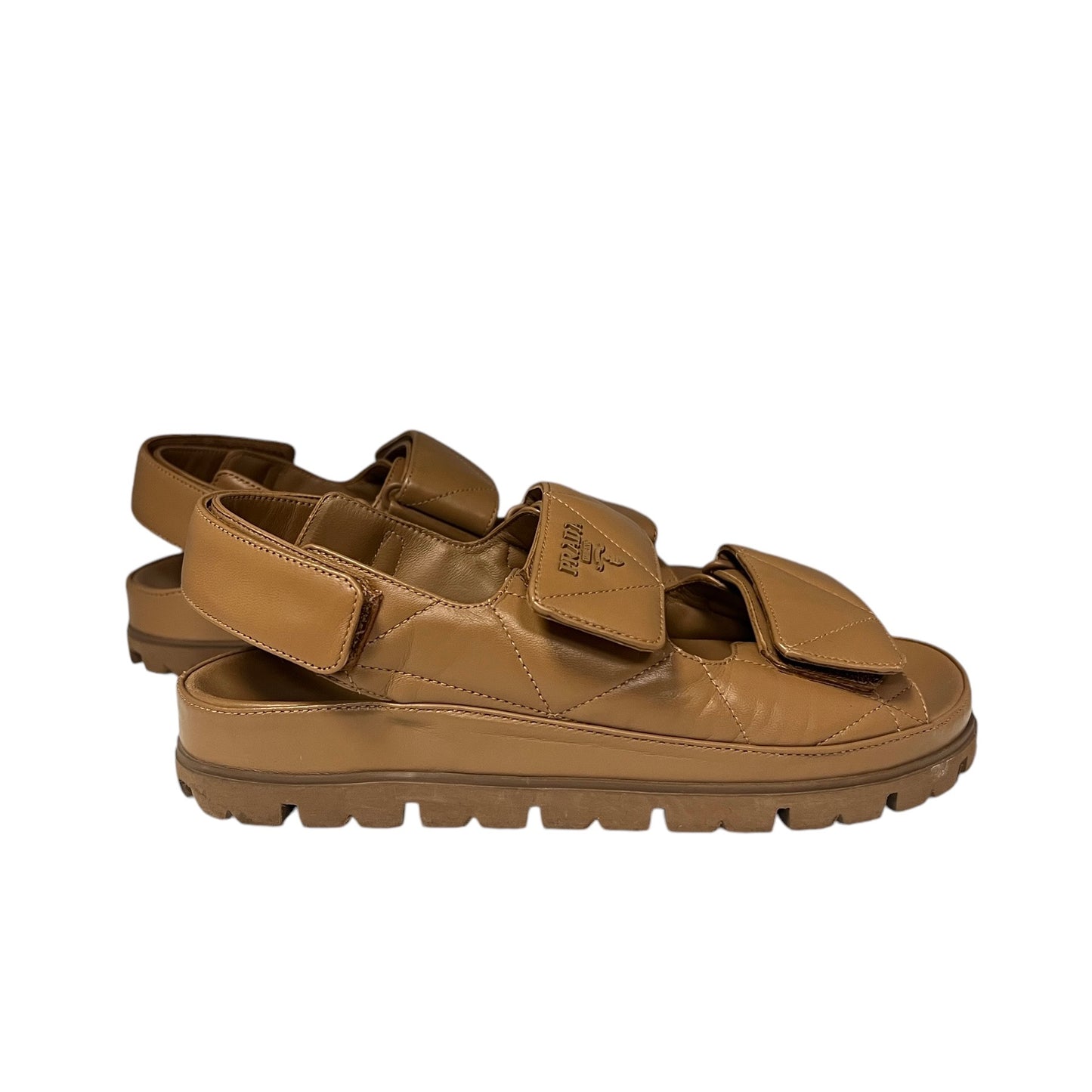 PRADA Padded Nappa Sandals |