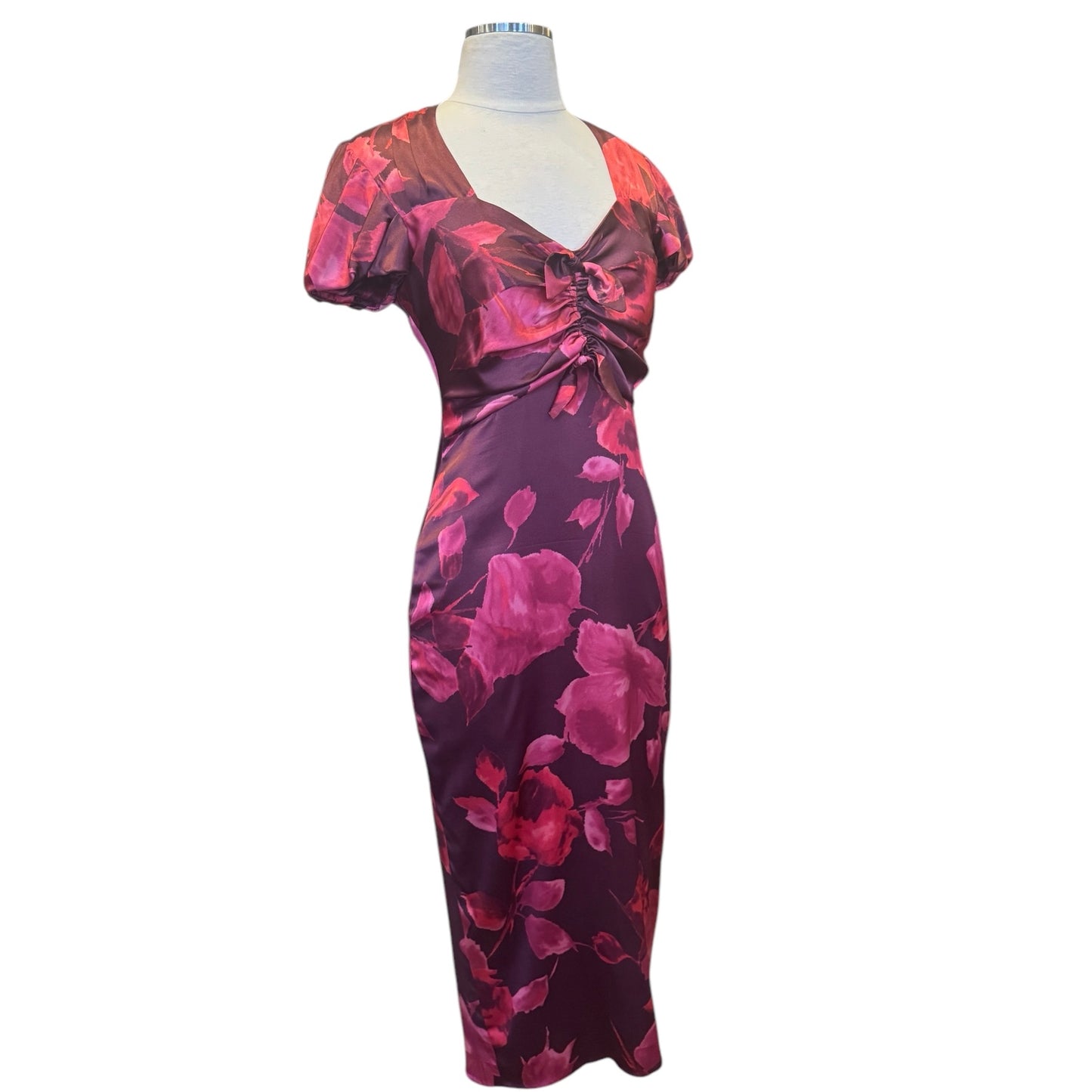 BLUMARINE Rose Sweetheart Dress | Size 6