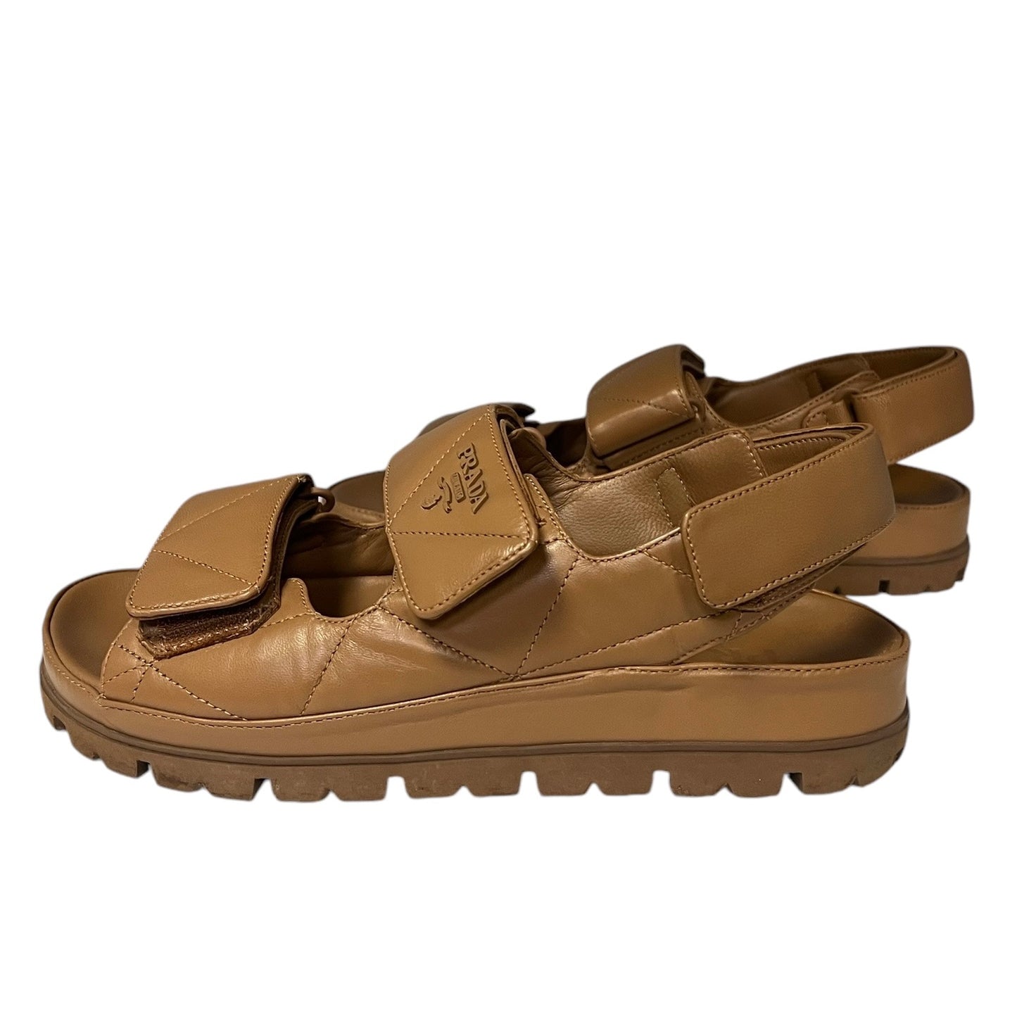 PRADA Padded Nappa Sandals |