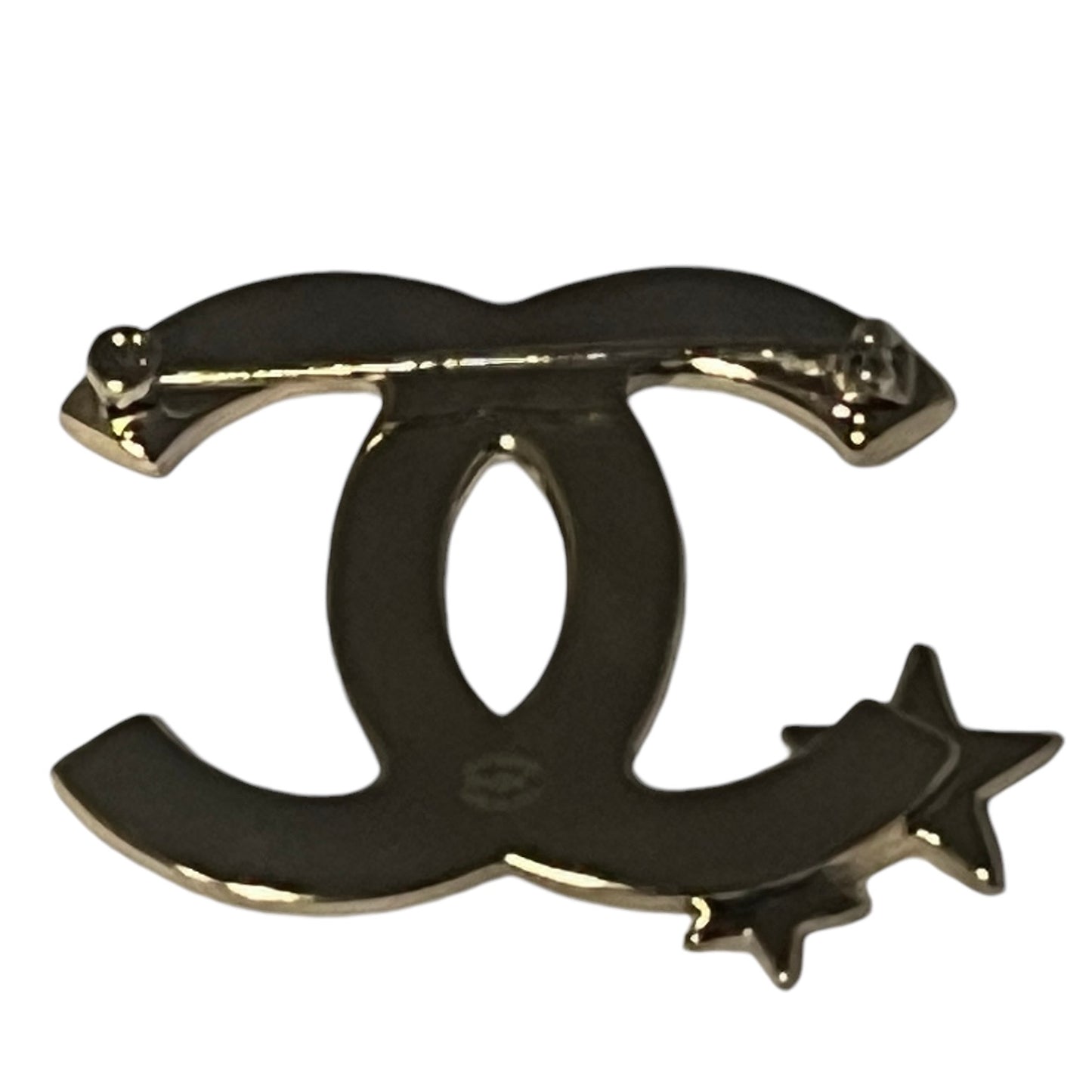 CHANEL Strass Star Brooch