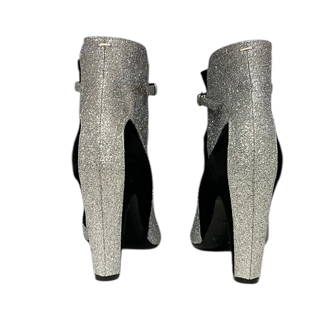 MAISON MARGIELA Glitter Booties | 36.5