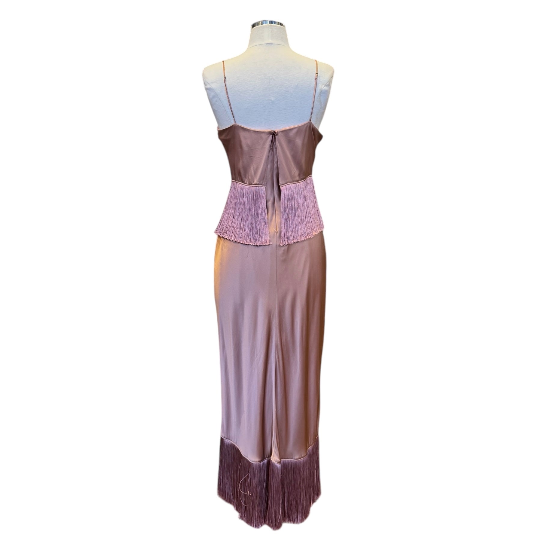 cinq a sept silk fen dress Cinq Sept Vivienda Silk Ruffled Dress - Blushing Lilac