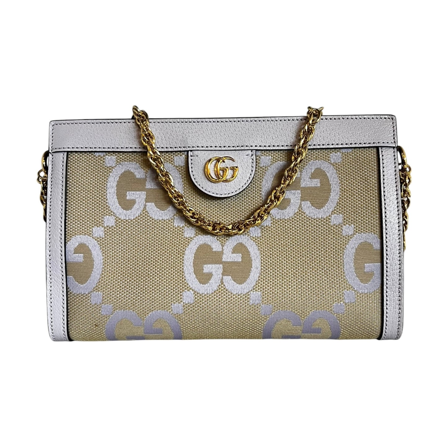 GUCCI Jumbo GG Ophidia Shoulder Bag in Lilac
