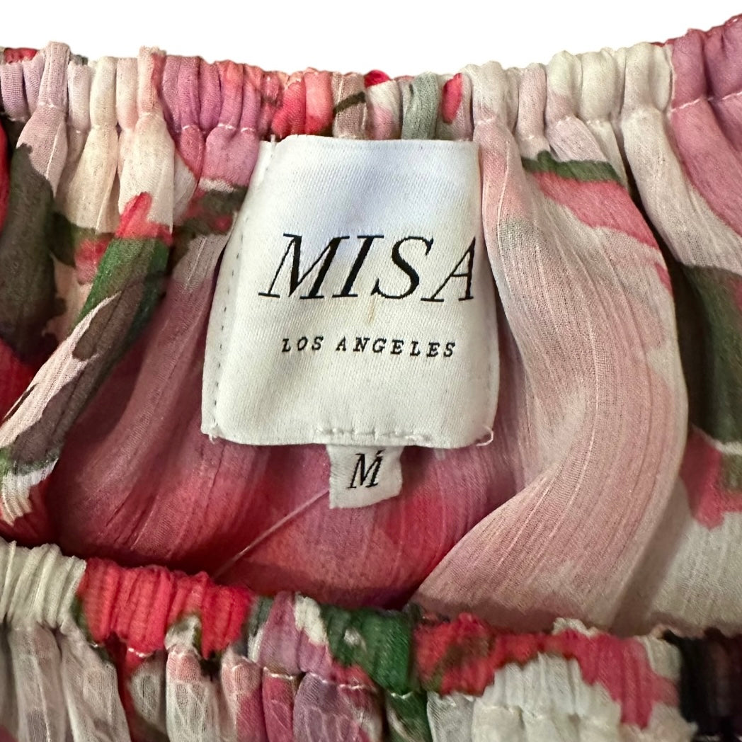 MISA Los Angeles Floral Ruffle Maxi Dress |