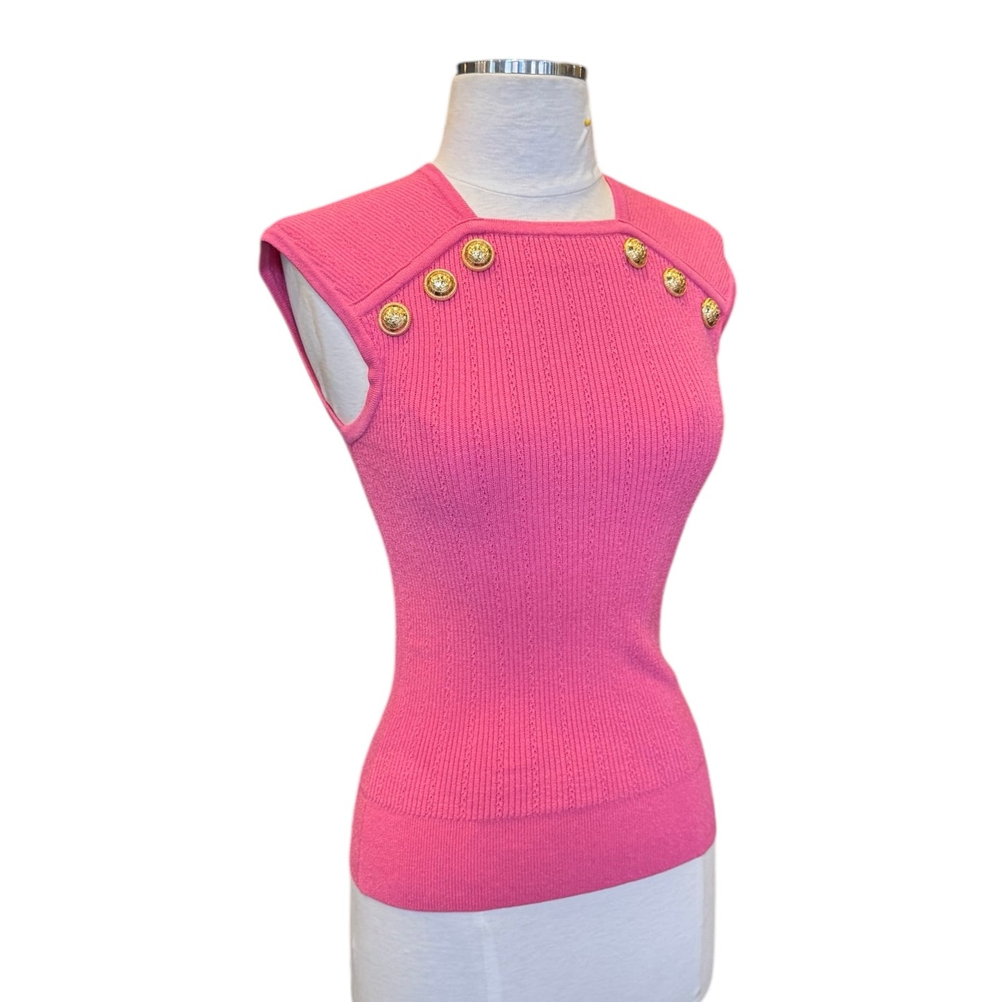 BALMAIN Knit Top | Pink