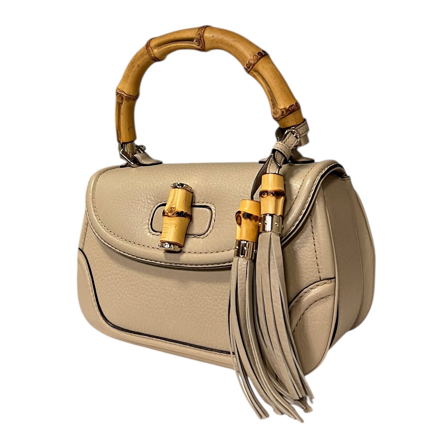 GUCCI Bamboo Top Handle Shoulder Bag