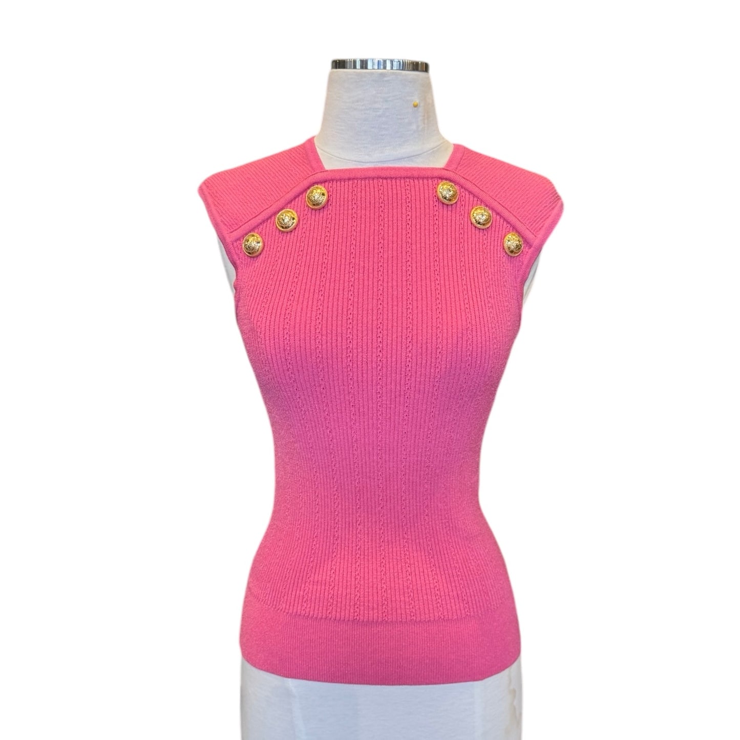 BALMAIN Knit Top | Pink