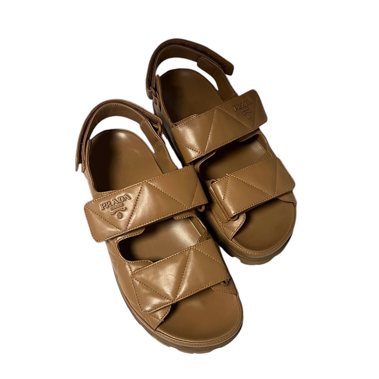 PRADA Padded Nappa Sandals |