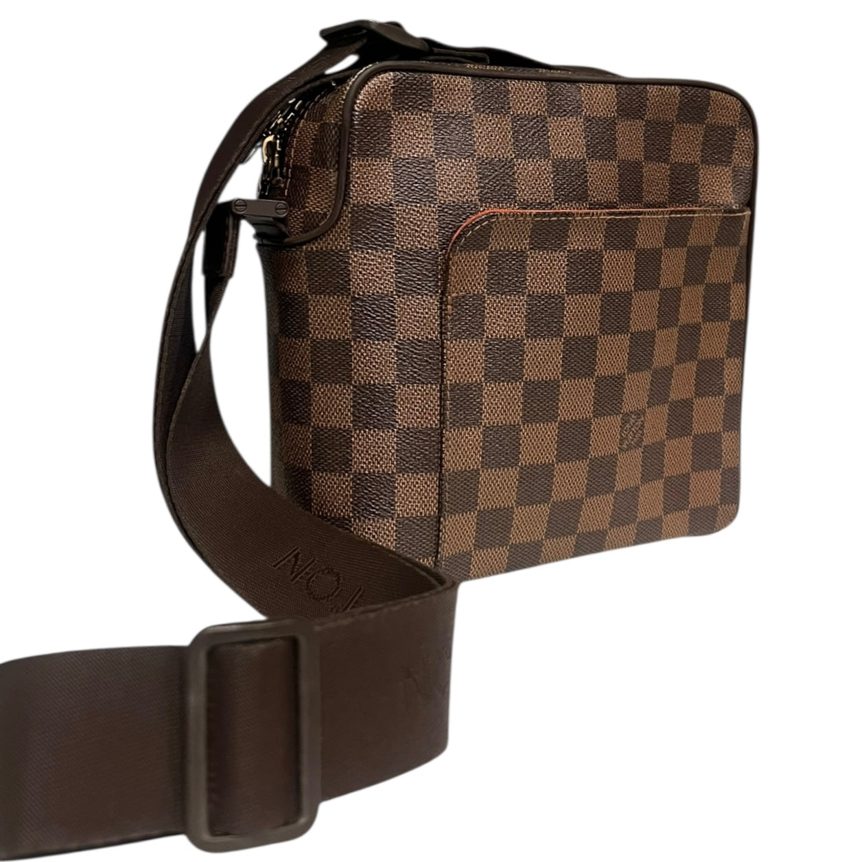 LOUIS VUITTON Olav Crossbody Messenger in Damier Ebene