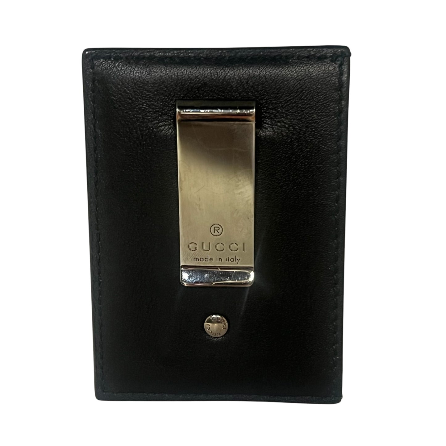 GUCCI Guccissima Card Holder Money Clip