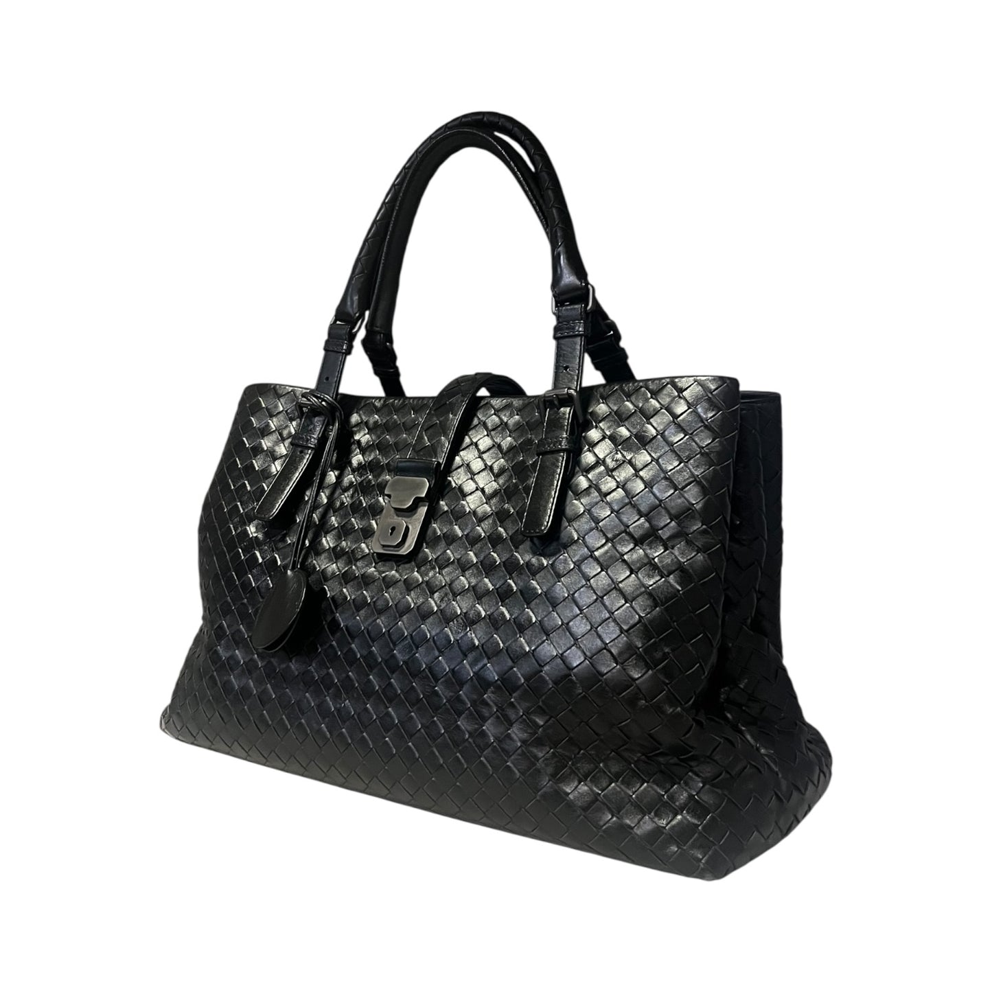 BOTTEGA VENETA Roma Tote in Black