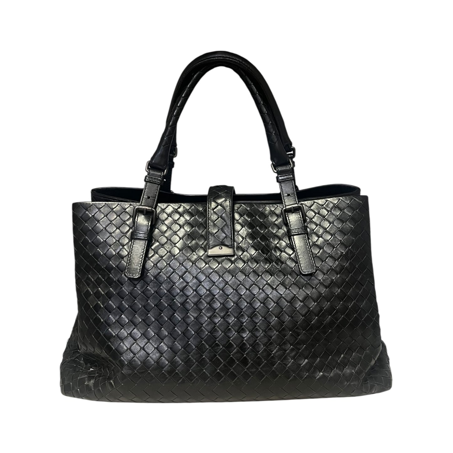 BOTTEGA VENETA Roma Tote in Black