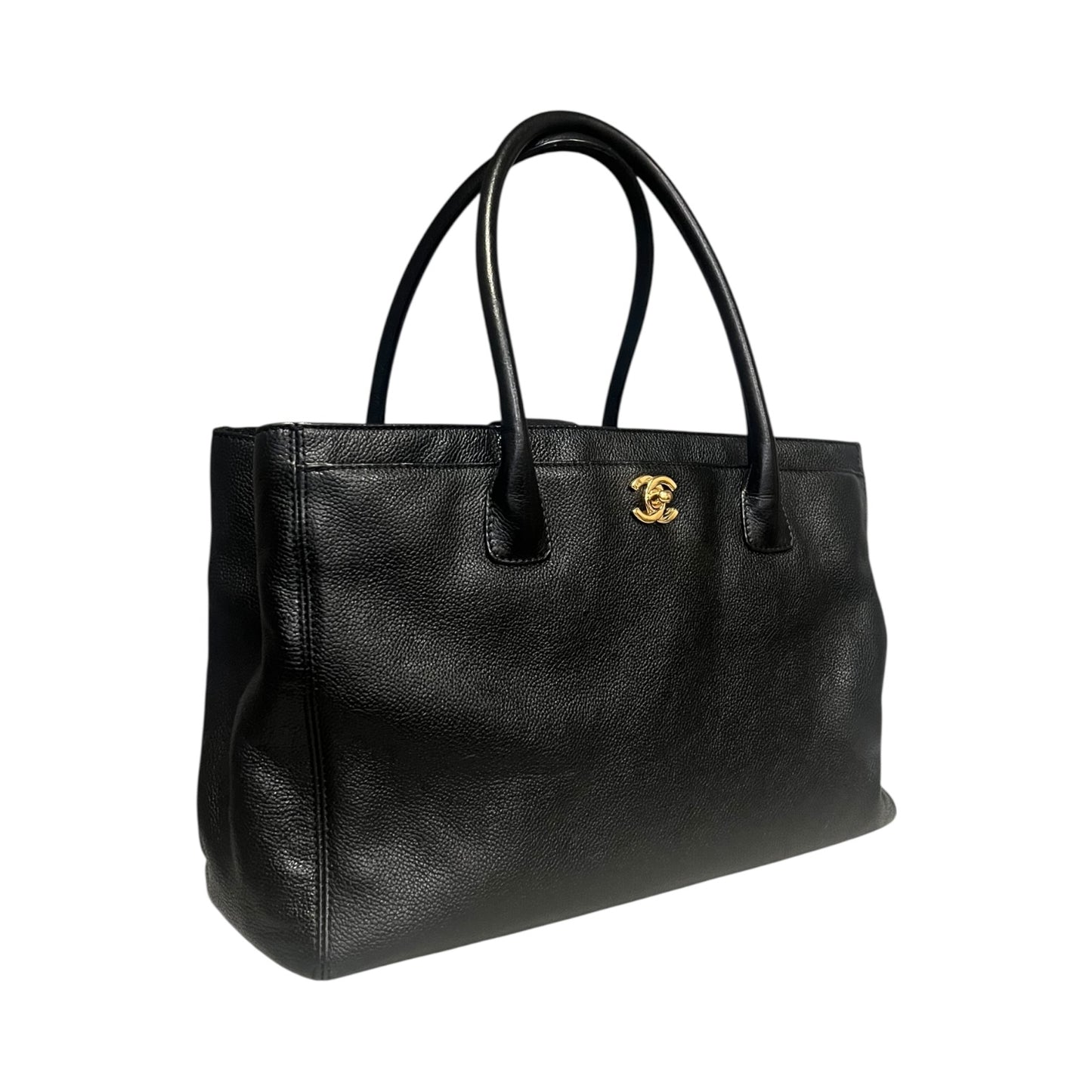 CHANEL Executive Tote in Black Caviar Leather