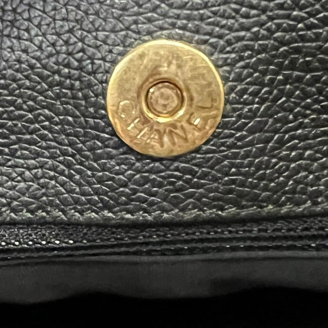 CHANEL Executive Tote in Black Caviar Leather