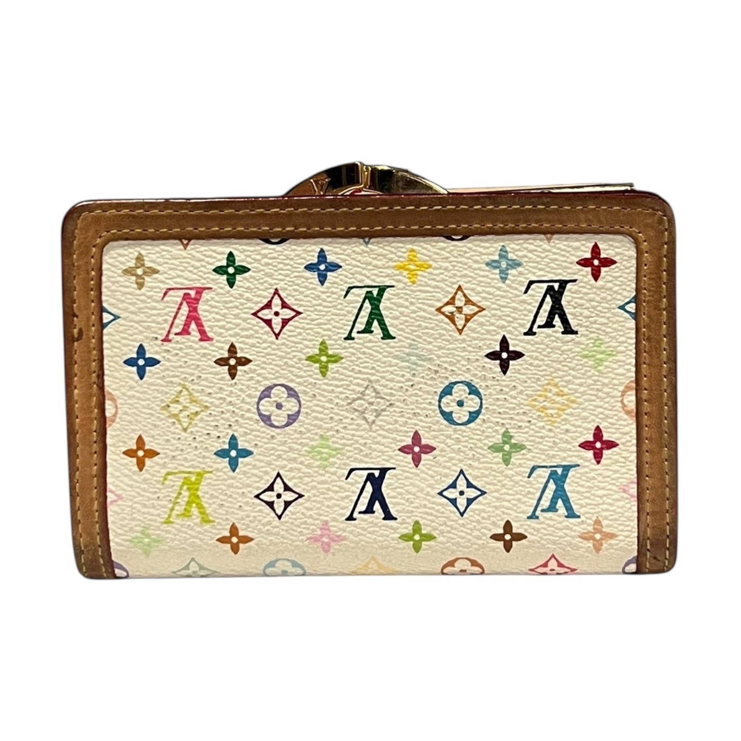 LOUIS VUITTON Multicolore Monogram French Purse Wallet