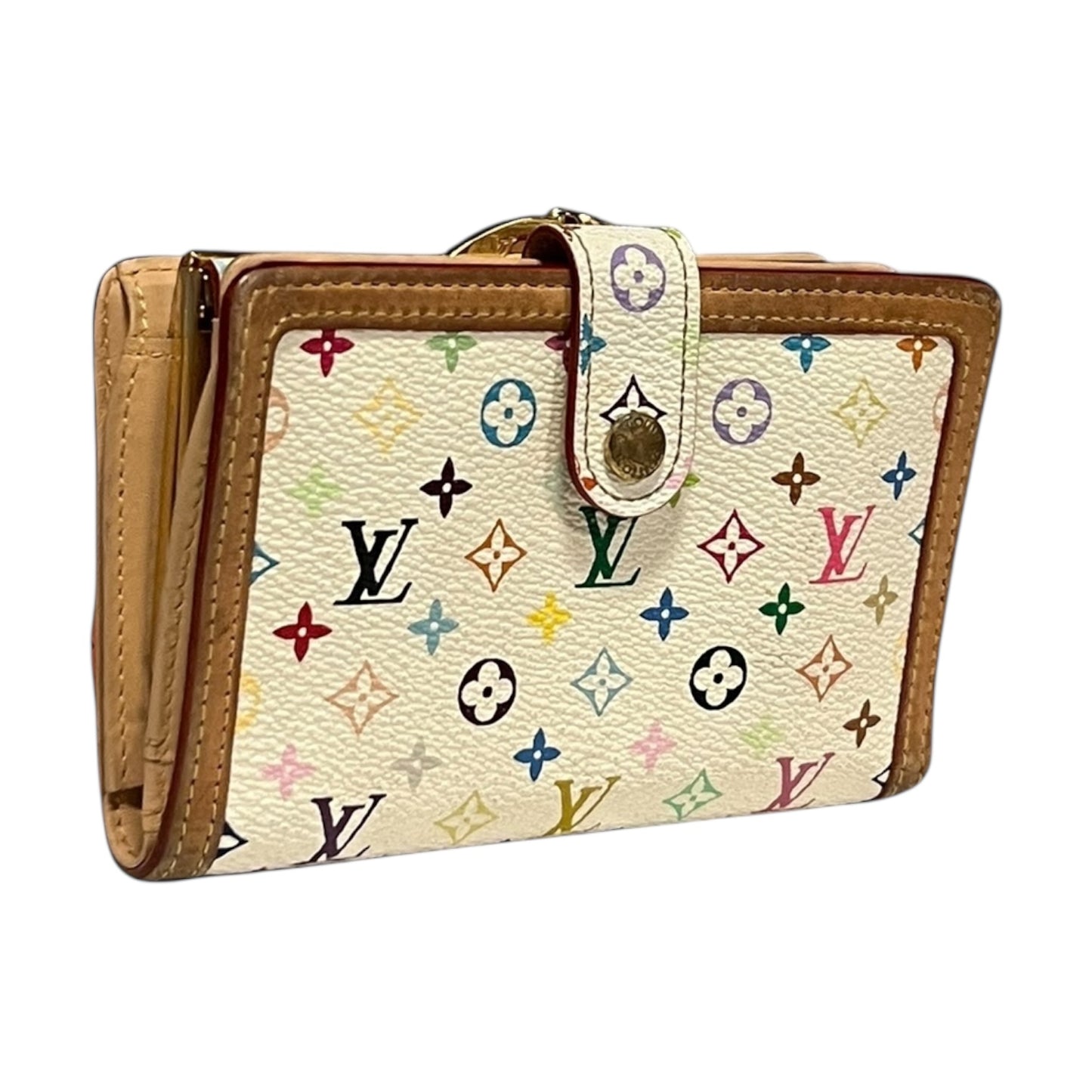 LOUIS VUITTON Multicolore Monogram French Purse Wallet