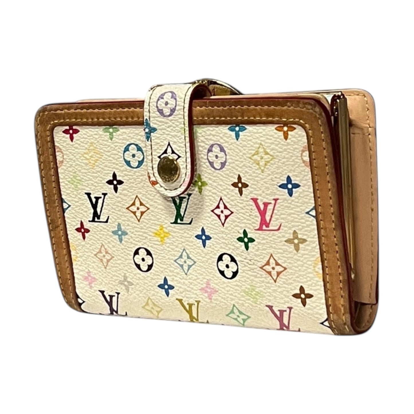 LOUIS VUITTON Multicolore Monogram French Purse Wallet