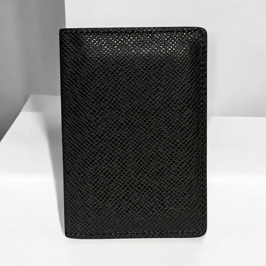 LOUIS VUITTON Pocket Organizer in Taiga Leather