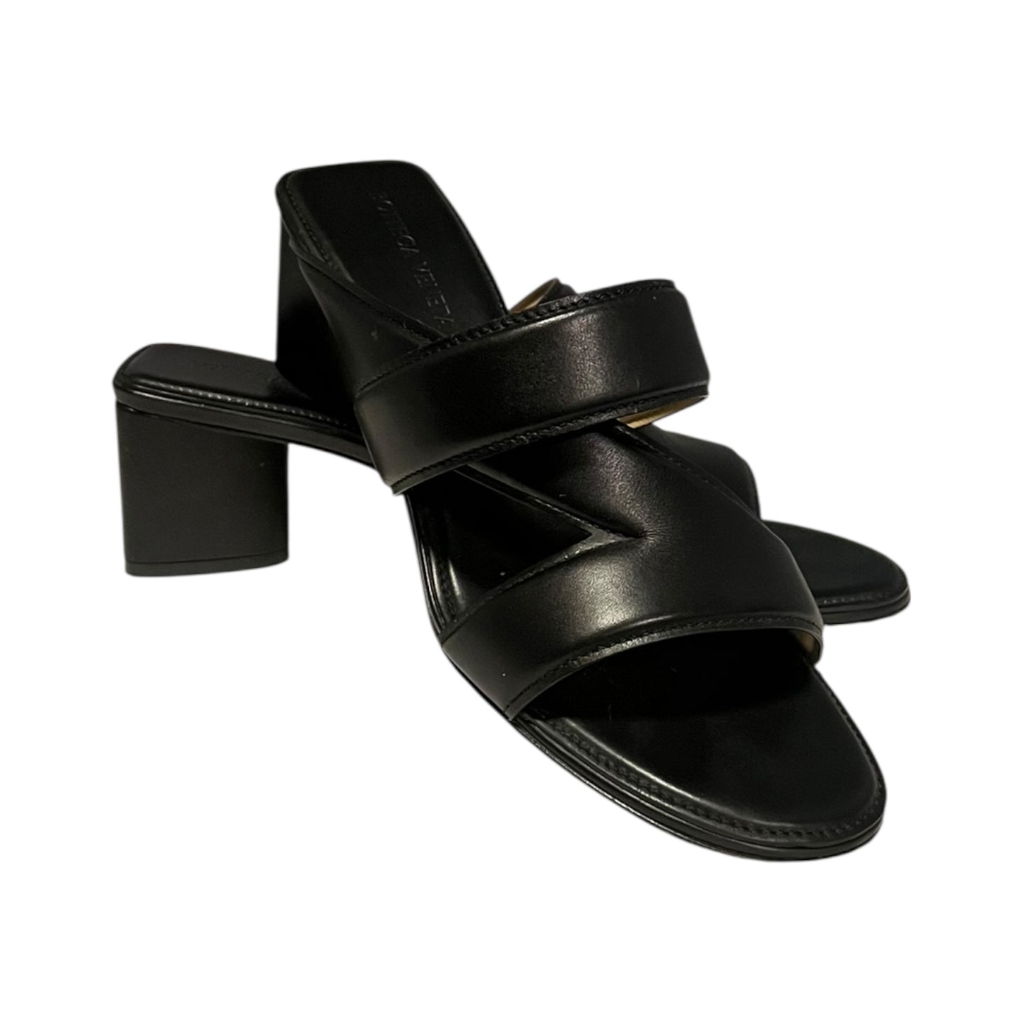BOTTEGA VENETA The Band Mules in Black | 37.5