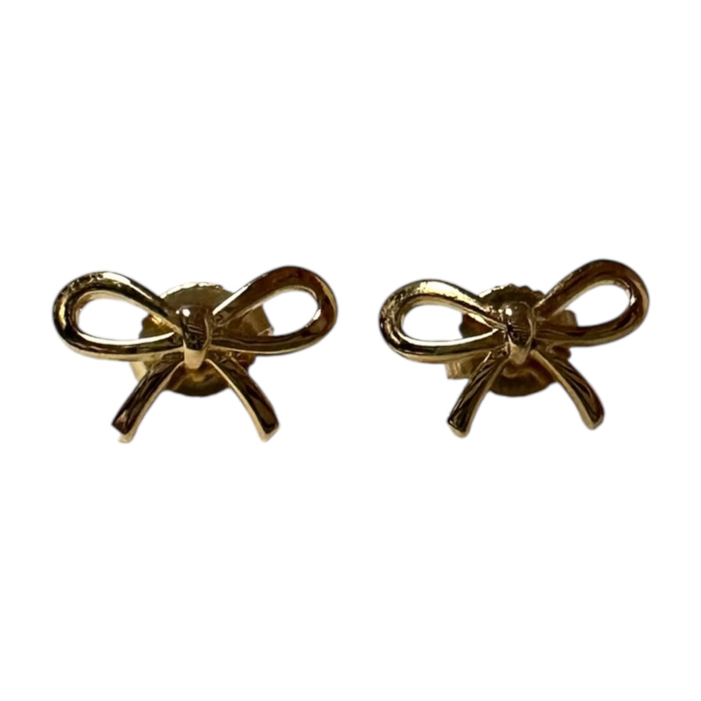 TIFFANY & Co. Bow Stud Earrings in 18K Gold