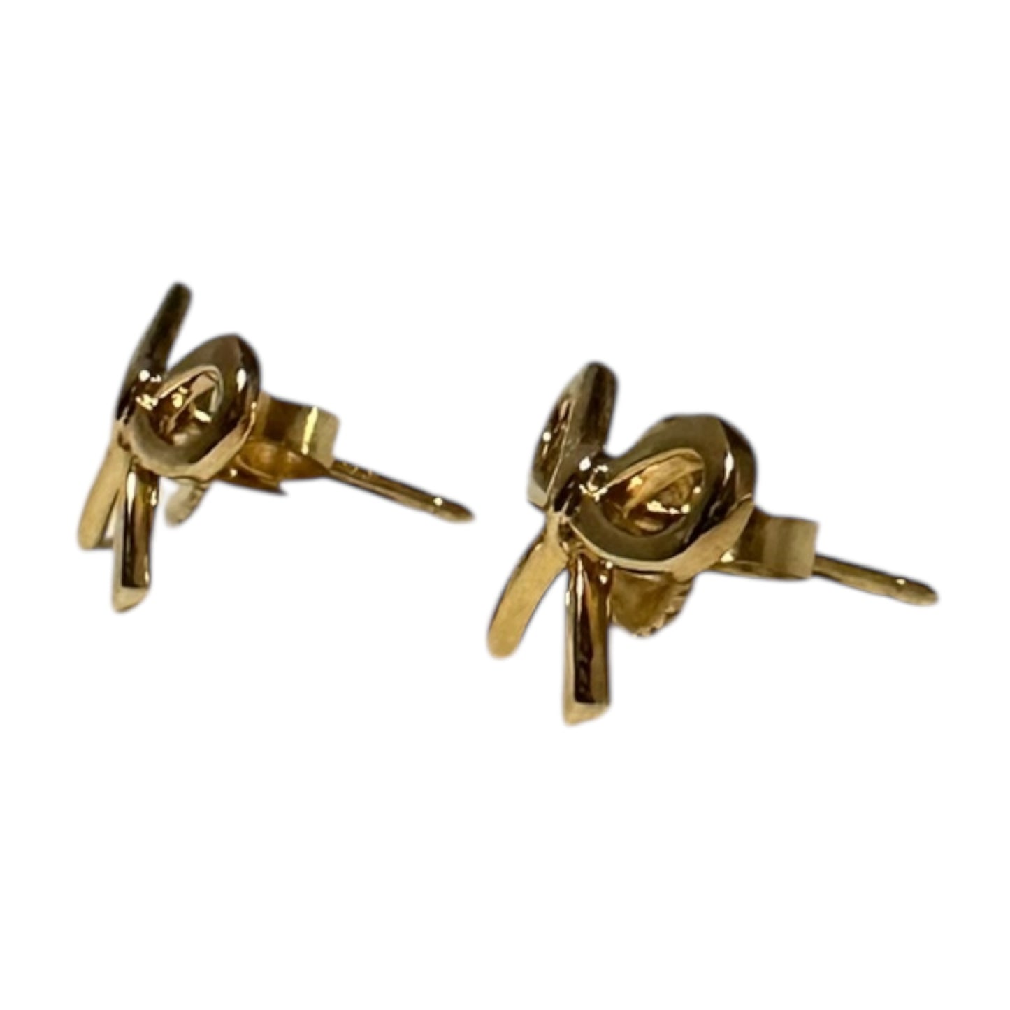 TIFFANY & Co. Bow Stud Earrings in 18K Gold