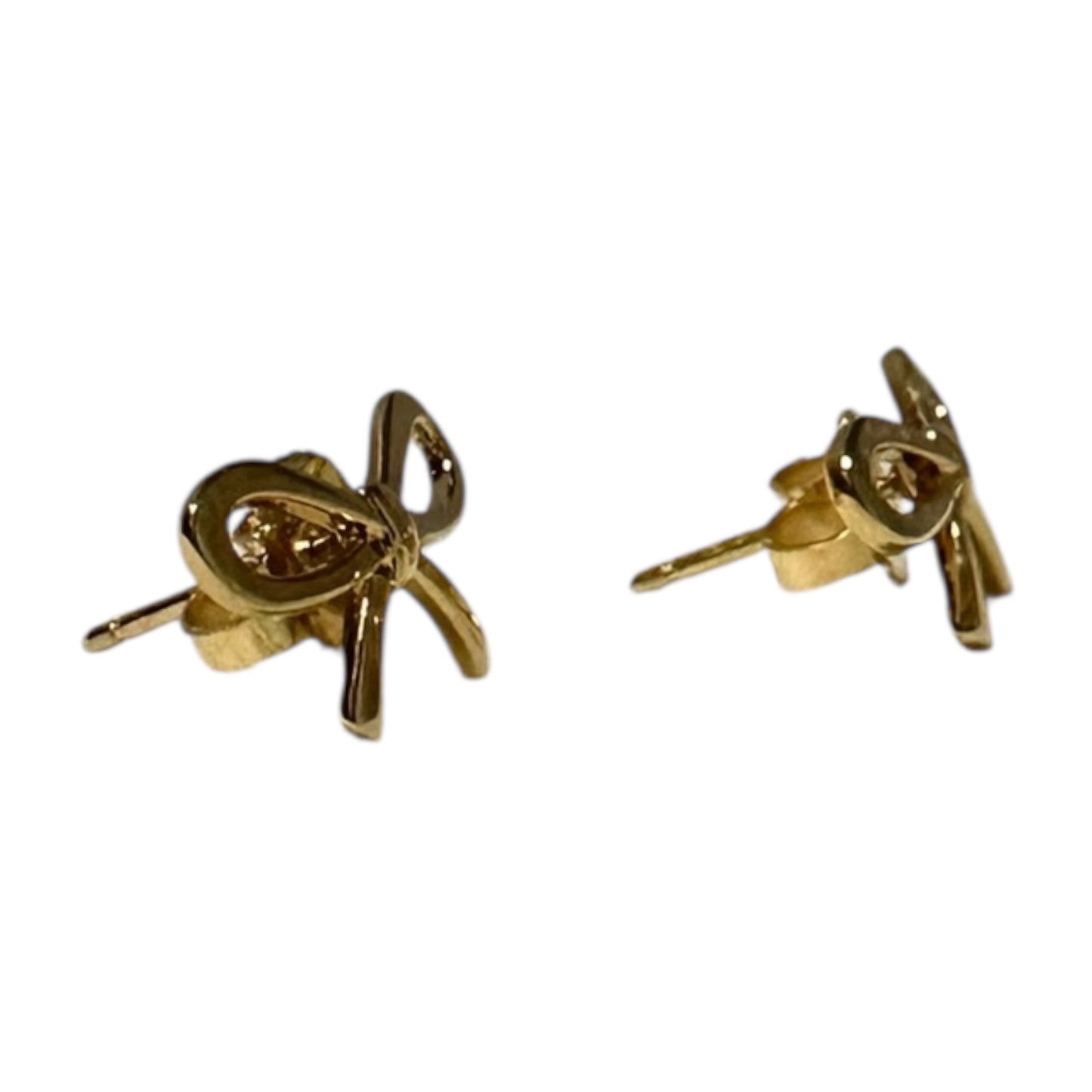 TIFFANY & Co. Bow Stud Earrings in 18K Gold