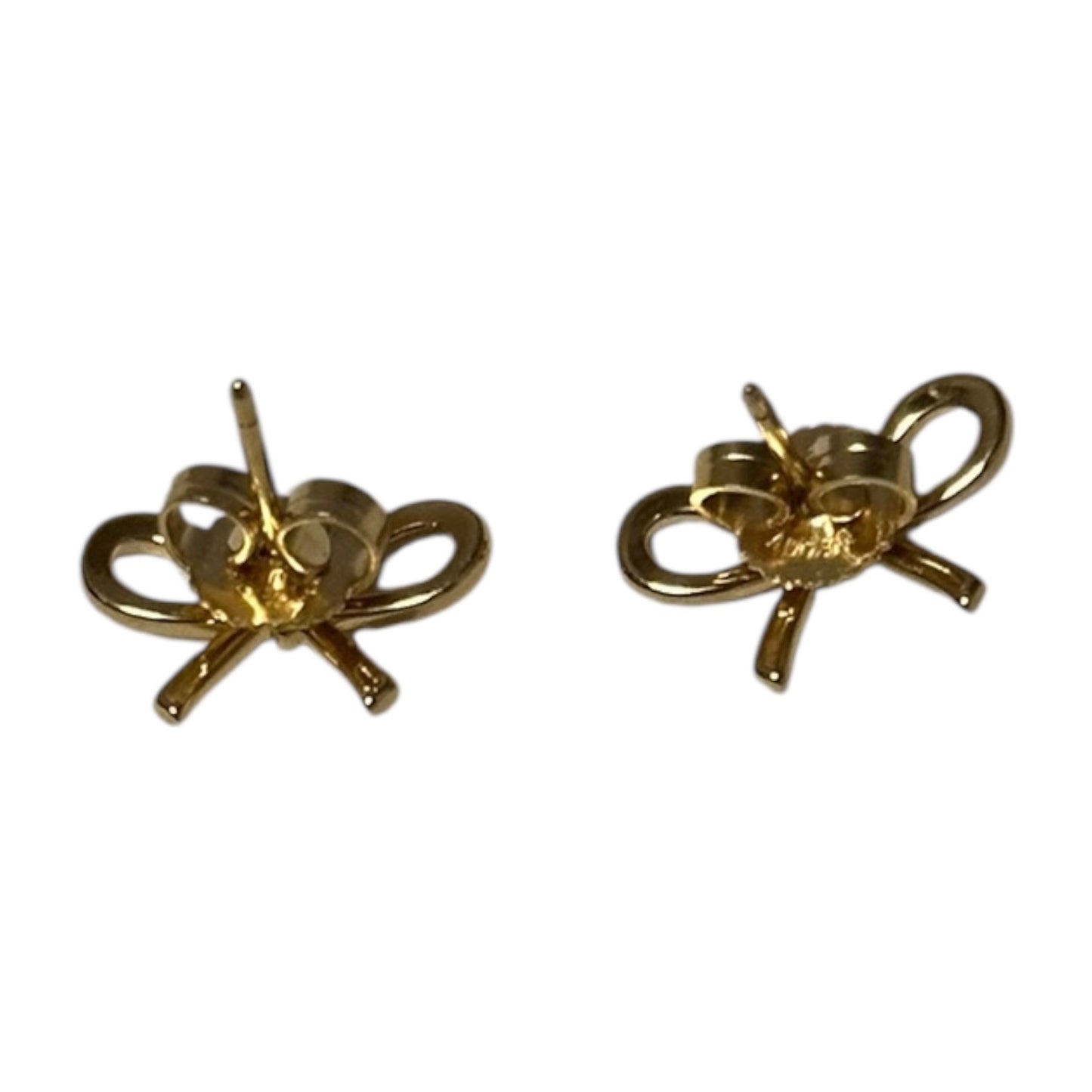 TIFFANY & Co. Bow Stud Earrings in 18K Gold