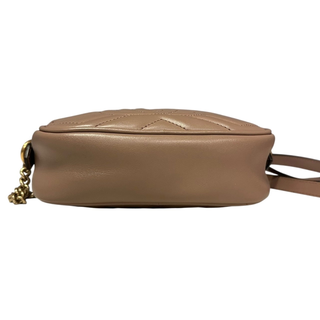 GUCCI GG Marmont Mini Camera Case Crossbody in Porcelain Rose