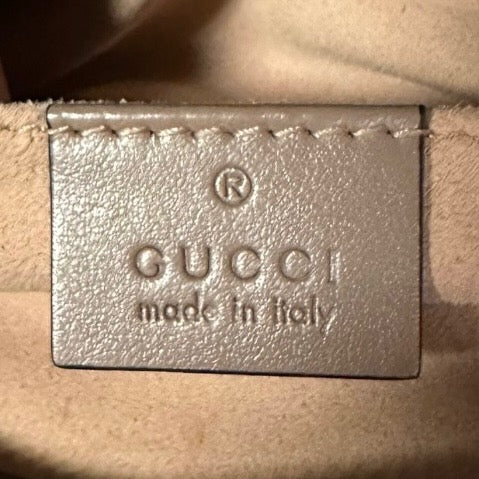 GUCCI GG Marmont Mini Camera Case Crossbody in Porcelain Rose