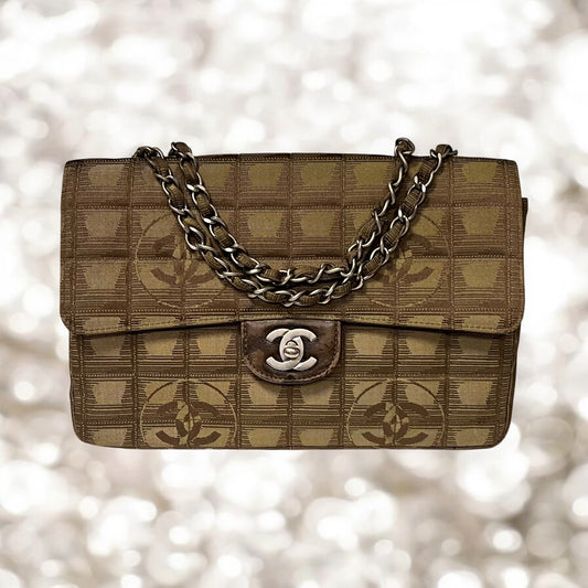 CHANEL Chocolate Bar Flap Bag