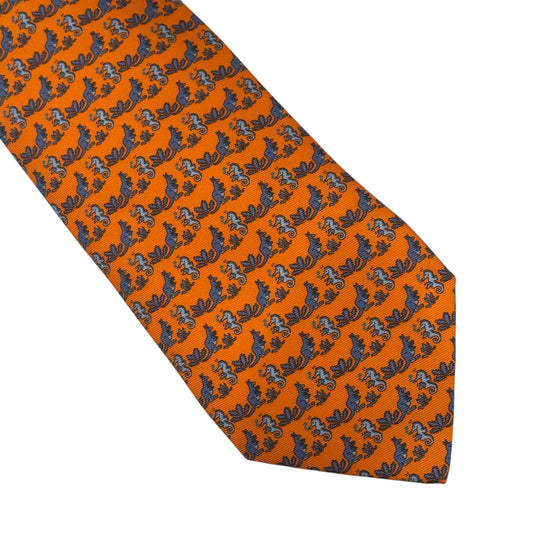 HERMÈS Kangaroo/Seahorse Tie