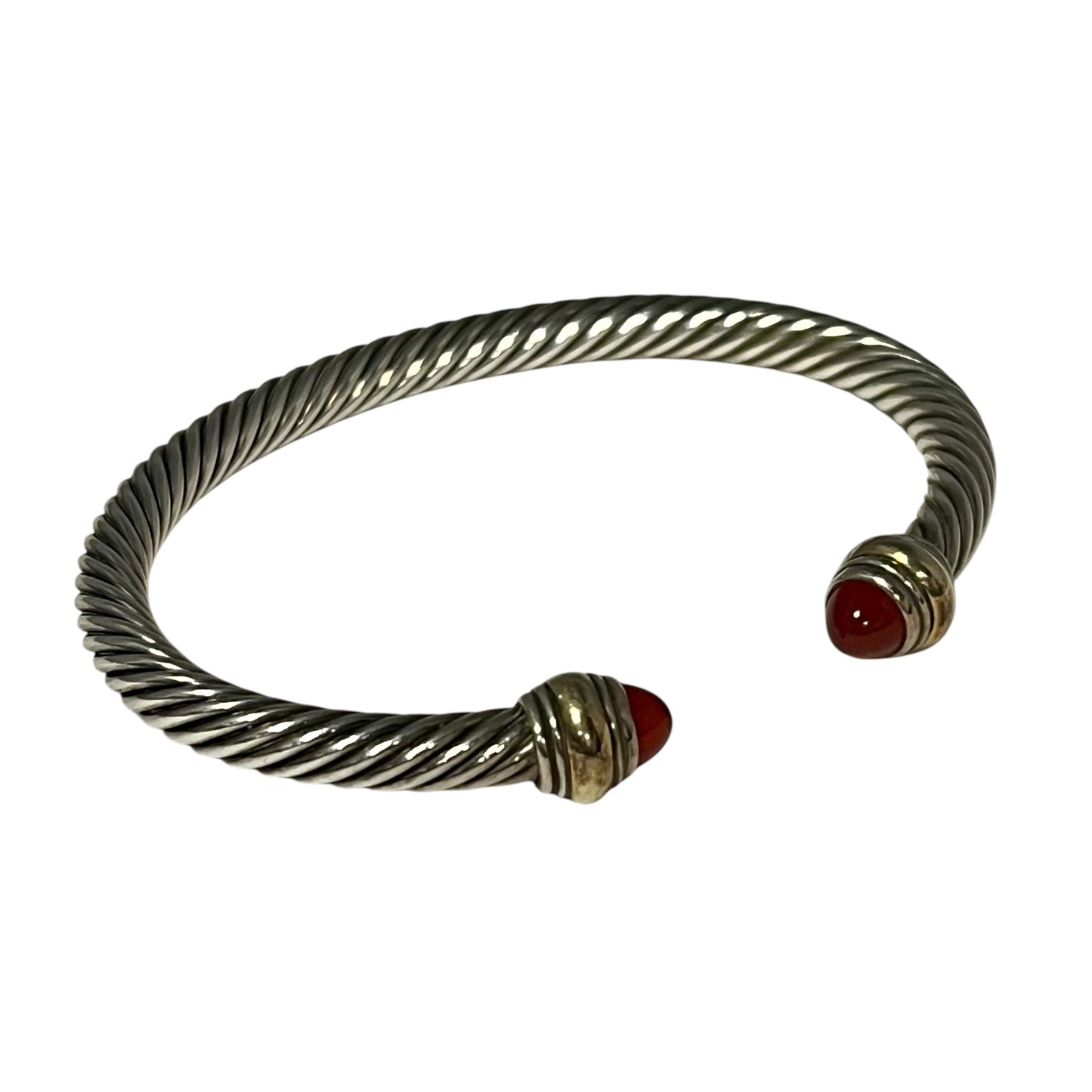 DAVID YURMAN Carnelian Classic Cable Bracelet| 5mm