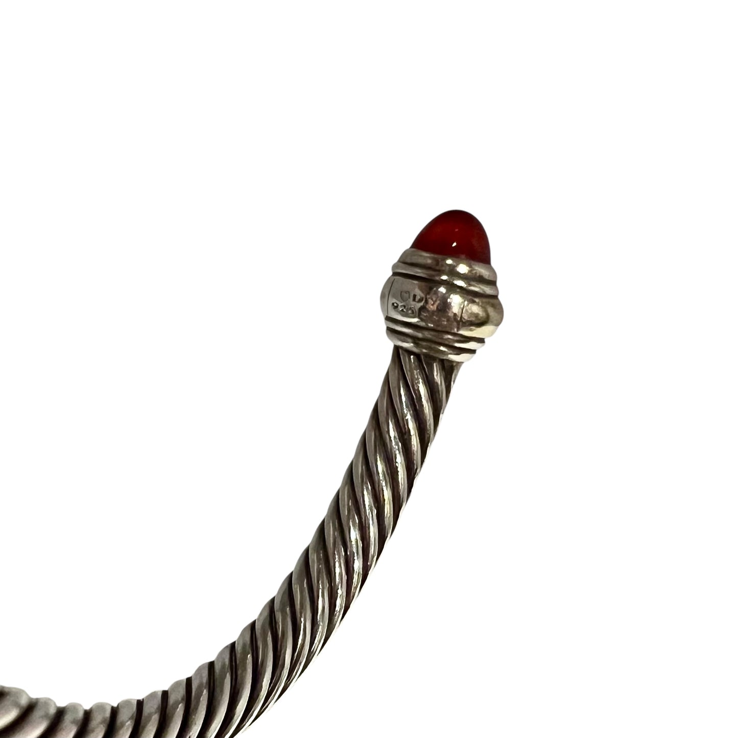 DAVID YURMAN Carnelian Classic Cable Bracelet| 5mm