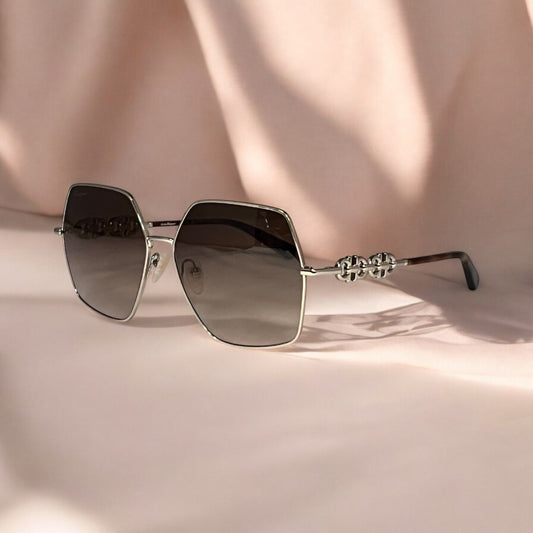 SALVATORE FERRAGAMO Gancini Hexagon Sunglasses