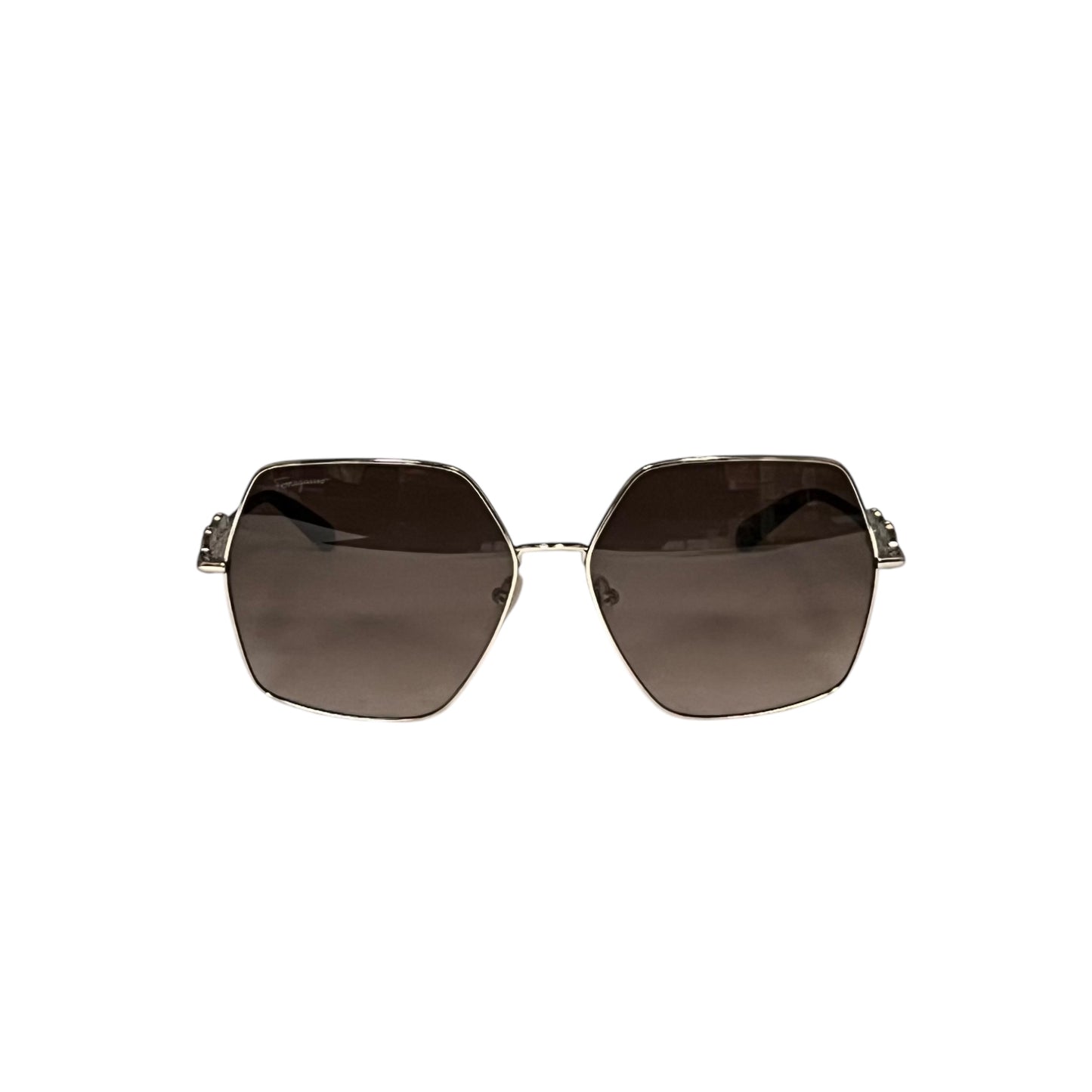 SALVATORE FERRAGAMO Gancini Hexagon Sunglasses