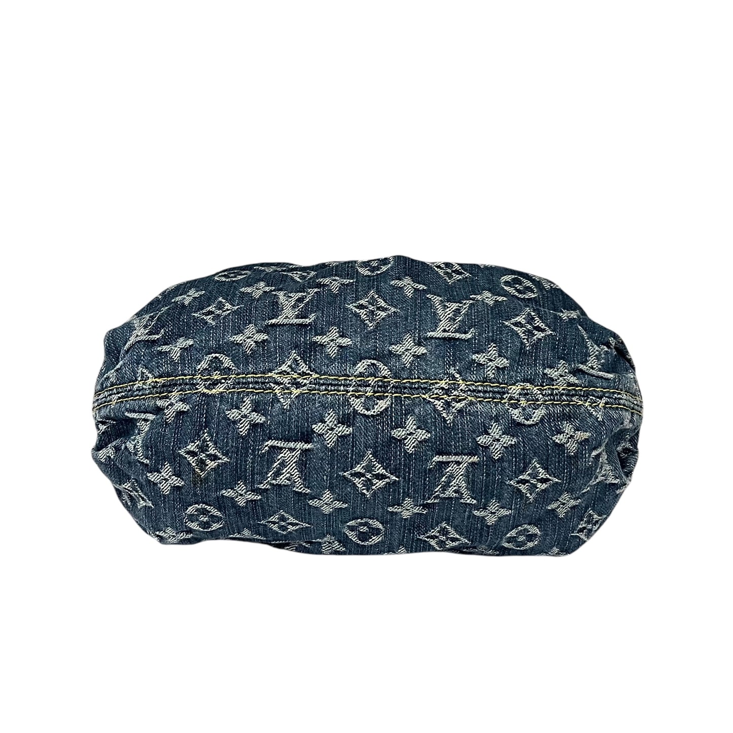 LOUIS VUITTON Denim Monogram Pleaty PM