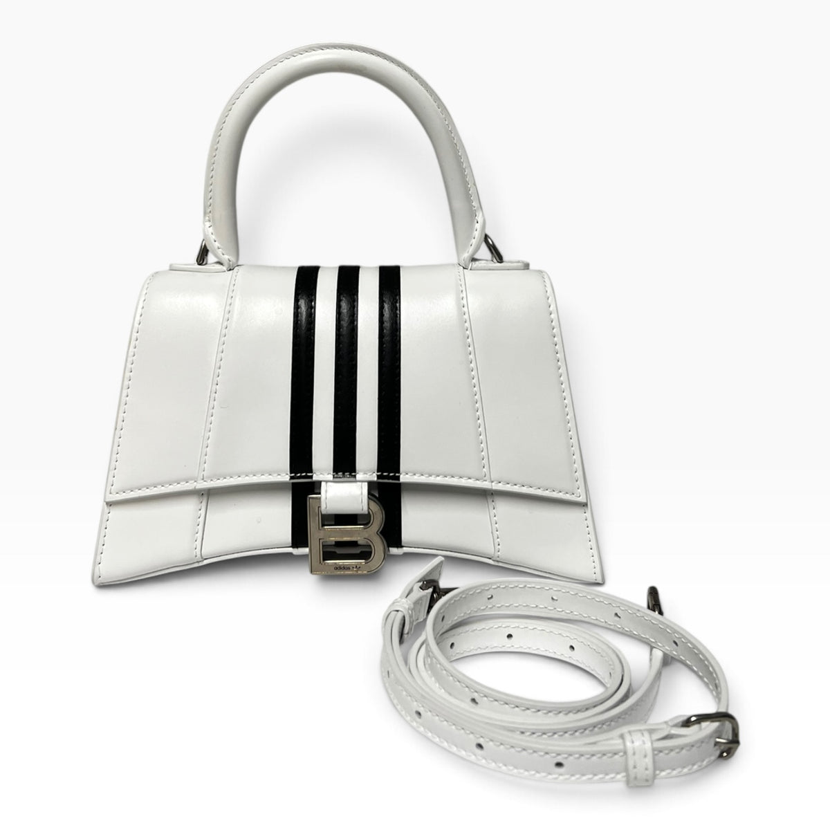 BALENCIAGA X ADIDAS Ltd. Edition Hourglass Top Handle Handbag