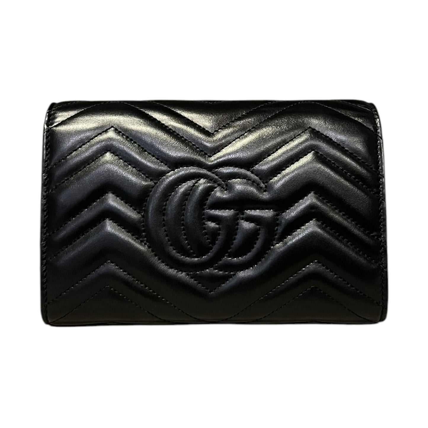 GUCCI GG Marmont Crossbody Clutch in Black