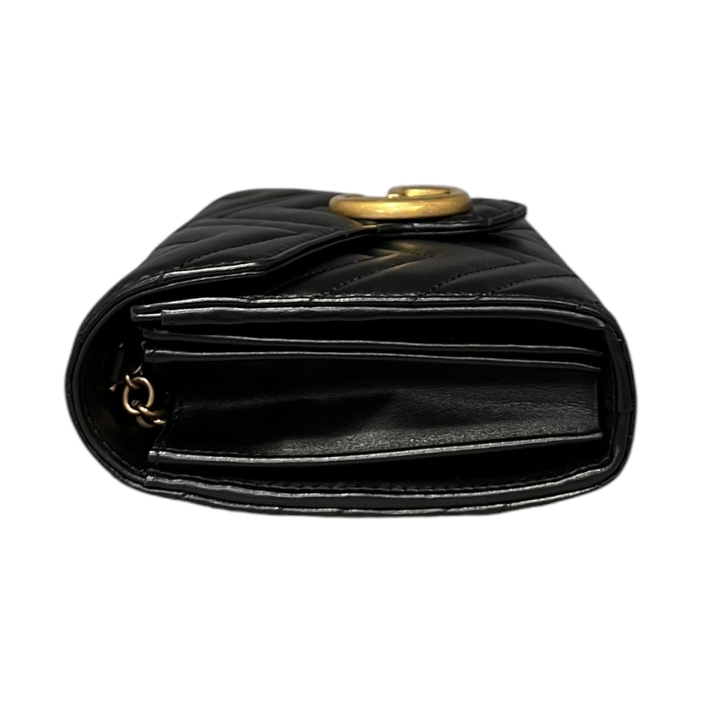 GUCCI GG Marmont Crossbody Clutch in Black