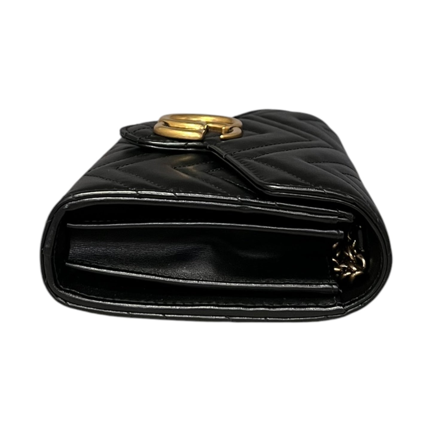 GUCCI GG Marmont Crossbody Clutch in Black