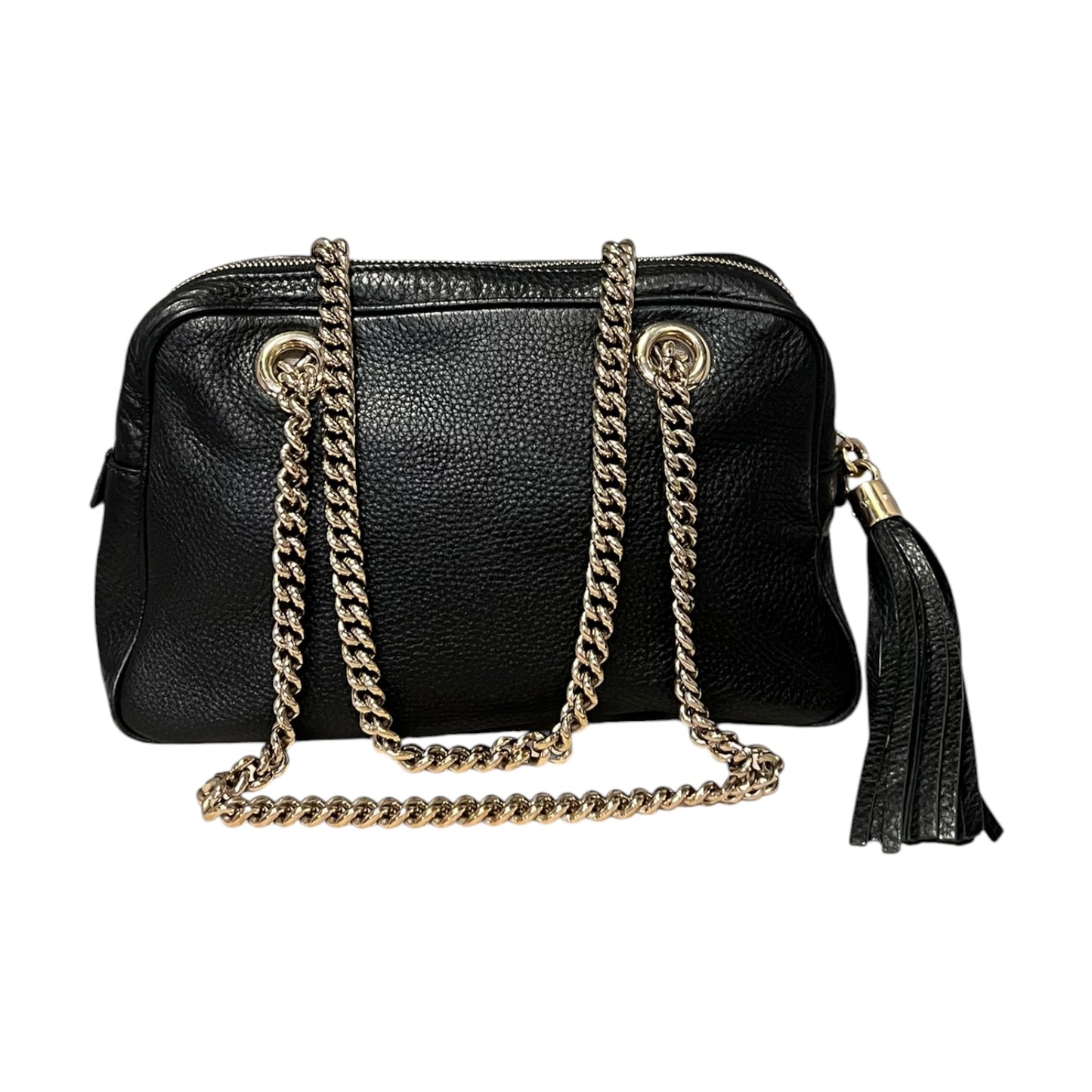 GUCCI Soho Chain Shoulder Bag in Black