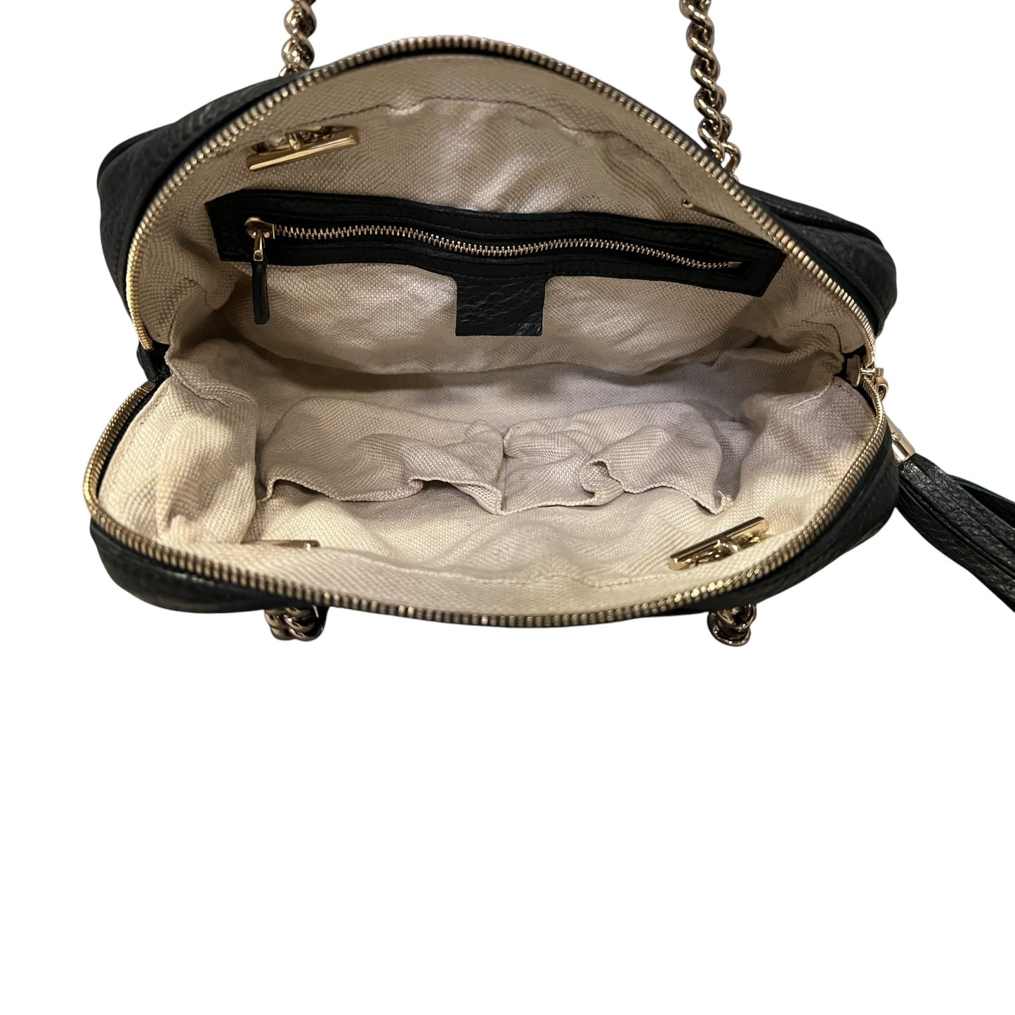 GUCCI Soho Chain Shoulder Bag in Black