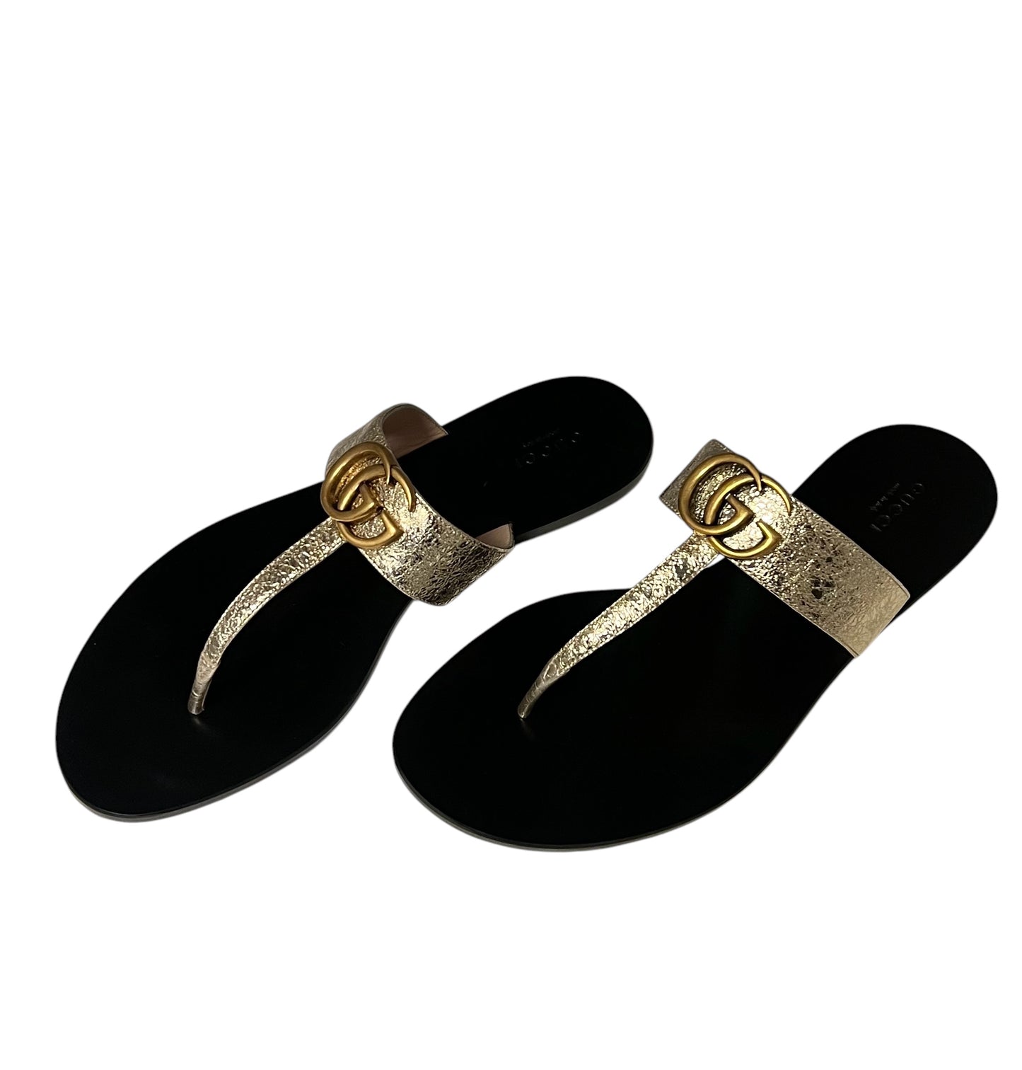 GUCCI GG Marmont Flip Flop Sandals | 39.5