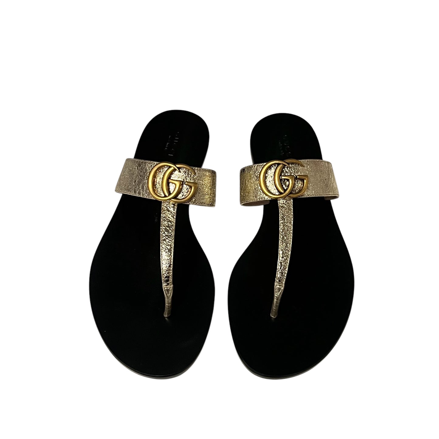 GUCCI GG Marmont Flip Flop Sandals | 39.5